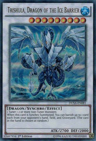 Trishula, Dragon of the Ice Barrier [DUSA-EN081] Ultra Rare - Yu-Gi-Oh! - Card Brawlers | Quebec | Canada |