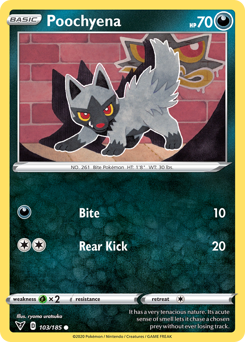Poochyena (103/185) [Sword & Shield: Vivid Voltage] - Card Brawlers | Quebec | Canada | Yu-Gi-Oh!