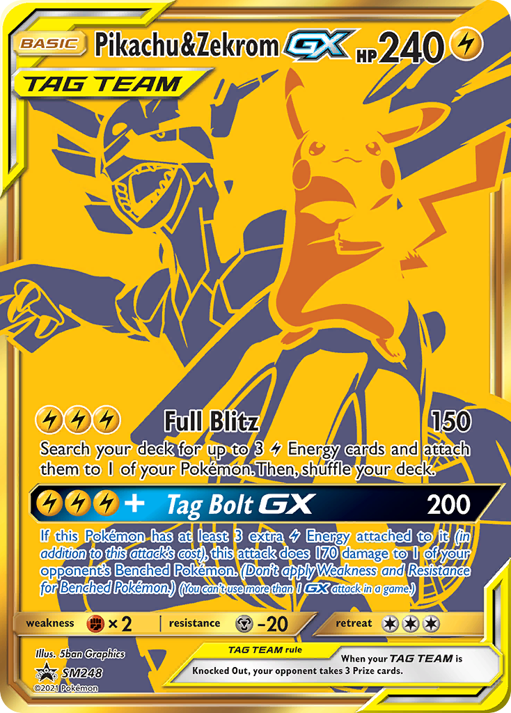 Pikachu & Zekrom GX (SM248) [Sun & Moon: Black Star Promos] - Card Brawlers | Quebec | Canada | Yu-Gi-Oh!