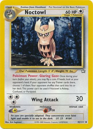 Noctowl (42/111) [Neo Genesis Unlimited] - Card Brawlers | Quebec | Canada | Yu-Gi-Oh!