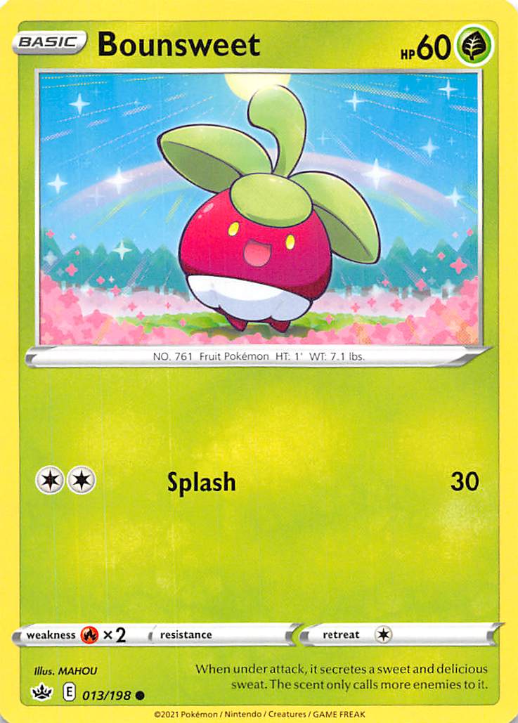 Bounsweet (013/198) [Sword & Shield: Chilling Reign] - Card Brawlers | Quebec | Canada | Yu-Gi-Oh!