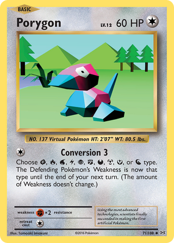 Porygon (71/108) [XY: Evolutions] - Card Brawlers | Quebec | Canada | Yu-Gi-Oh!