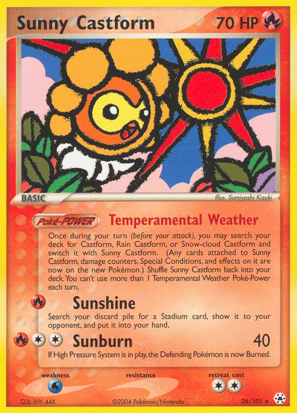 Sunny Castform (26/101) [EX: Hidden Legends] - Card Brawlers | Quebec | Canada | Yu-Gi-Oh!