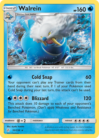 Walrein (52/236) [Sun & Moon: Cosmic Eclipse] - Card Brawlers | Quebec | Canada | Yu-Gi-Oh!