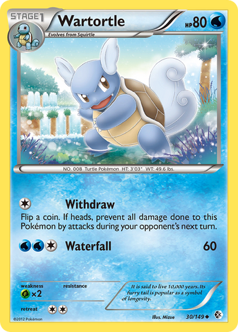 Wartortle (30/149) [Black & White: Boundaries Crossed] - Card Brawlers | Quebec | Canada | Yu-Gi-Oh!