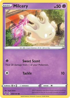 Milcery (080/185) [Sword & Shield: Vivid Voltage] - Card Brawlers | Quebec | Canada | Yu-Gi-Oh!