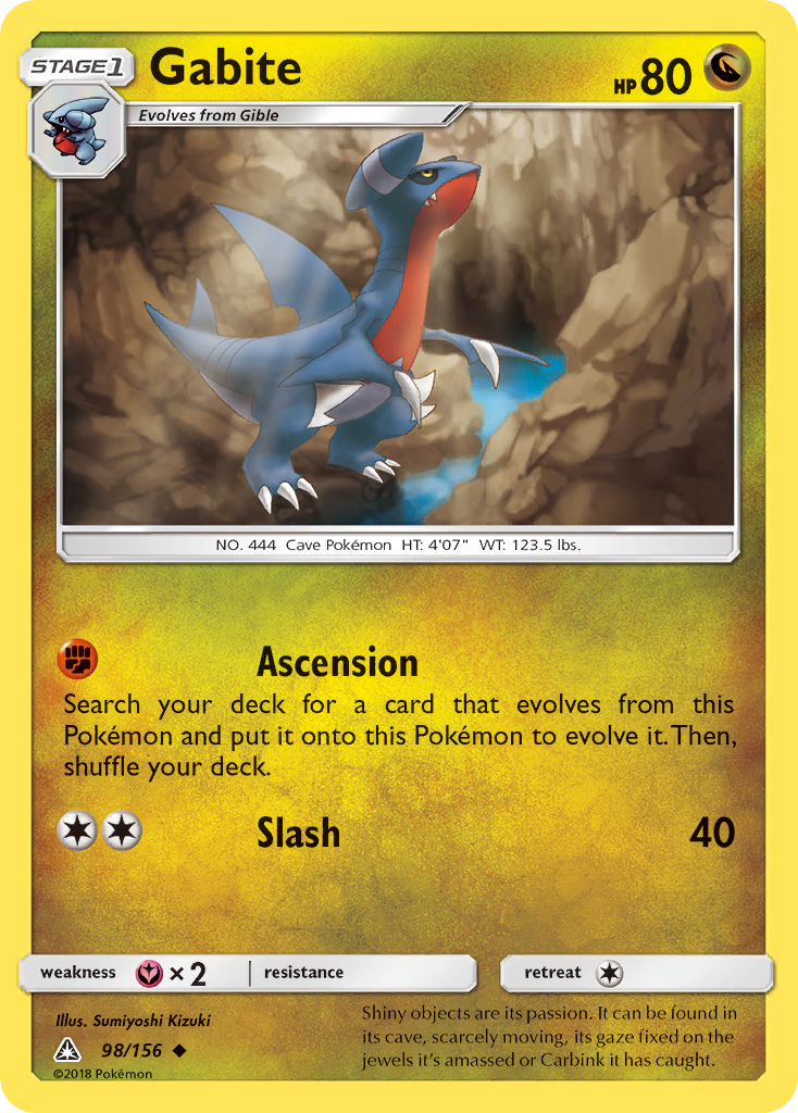 Gabite (98/156) [Sun & Moon: Ultra Prism] - Card Brawlers | Quebec | Canada | Yu-Gi-Oh!