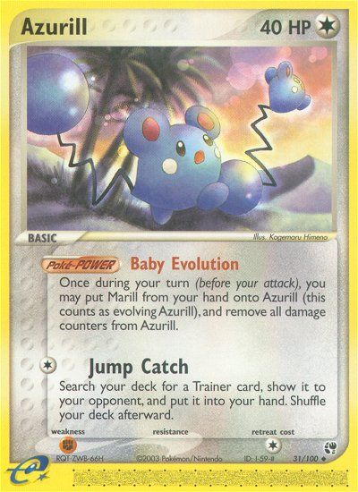 Azurill (31/100) [EX: Sandstorm] - Card Brawlers | Quebec | Canada | Yu-Gi-Oh!