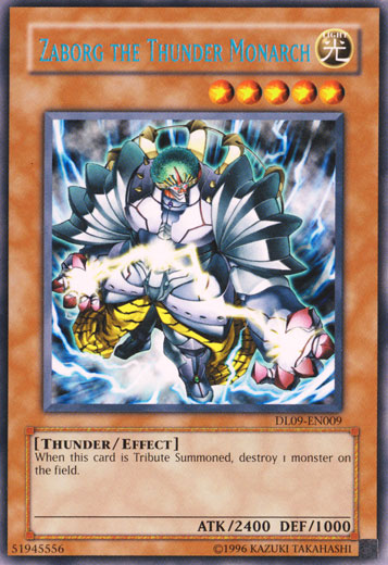 Zaborg the Thunder Monarch (Blue) [DL09-EN009] Rare - Yu-Gi-Oh! - Card Brawlers | Quebec | Canada |