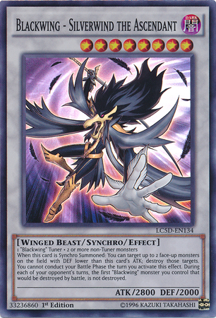 Blackwing - Silverwind the Ascendant [LC5D-EN134] Super Rare - Card Brawlers | Quebec | Canada | Yu-Gi-Oh!