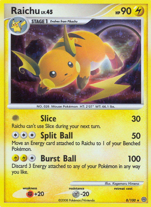 Raichu (8/100) [Diamond & Pearl: Stormfront] - Card Brawlers | Quebec | Canada | Yu-Gi-Oh!