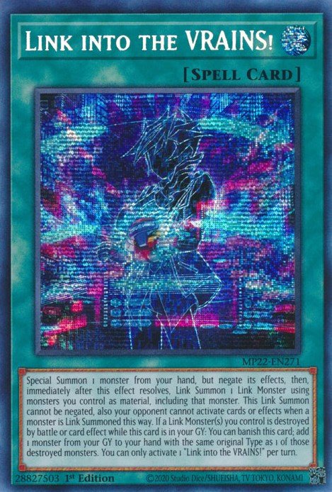 Link into the VRAINS! [MP22-EN271] Prismatic Secret Rare - Card Brawlers | Quebec | Canada | Yu-Gi-Oh!