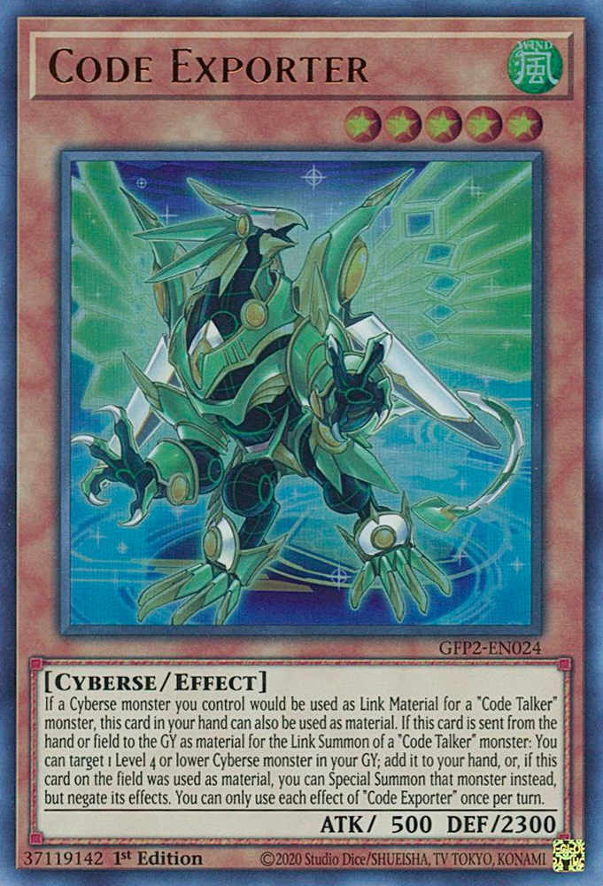 Code Exporter [GFP2-EN024] Ultra Rare - Card Brawlers | Quebec | Canada | Yu-Gi-Oh!