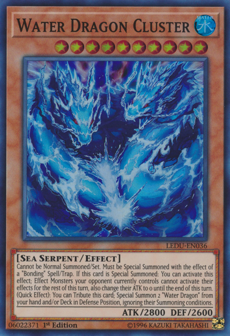 Water Dragon Cluster [LEDU-EN036] Super Rare - Card Brawlers | Quebec | Canada | Yu-Gi-Oh!