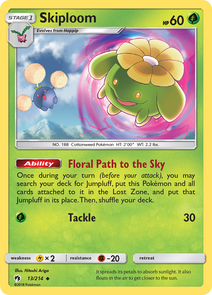 Skiploom (13/214) [Sun & Moon: Lost Thunder] - Card Brawlers | Quebec | Canada | Yu-Gi-Oh!
