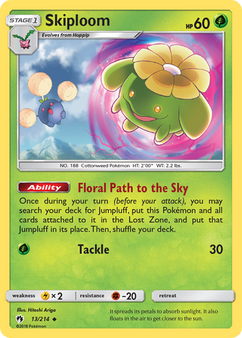 Skiploom (13/214) [Sun & Moon: Lost Thunder] - Card Brawlers | Quebec | Canada | Yu-Gi-Oh!