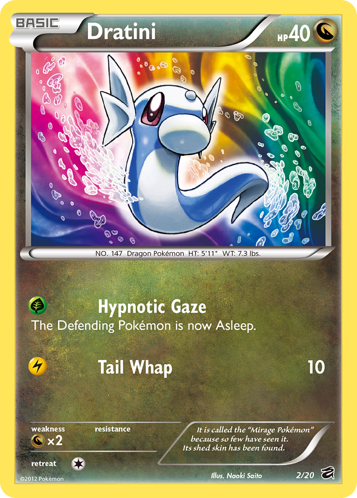 Dratini (2/20) [Black & White: Dragon Vault] - Card Brawlers | Quebec | Canada | Yu-Gi-Oh!