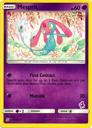 Mesprit (84/236) (Mewtwo Deck) [Battle Academy 2020] - Card Brawlers | Quebec | Canada | Yu-Gi-Oh!