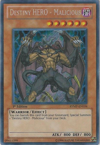 Destiny HERO - Malicious [RYMP-EN034] Secret Rare - Yu-Gi-Oh! - Card Brawlers | Quebec | Canada |