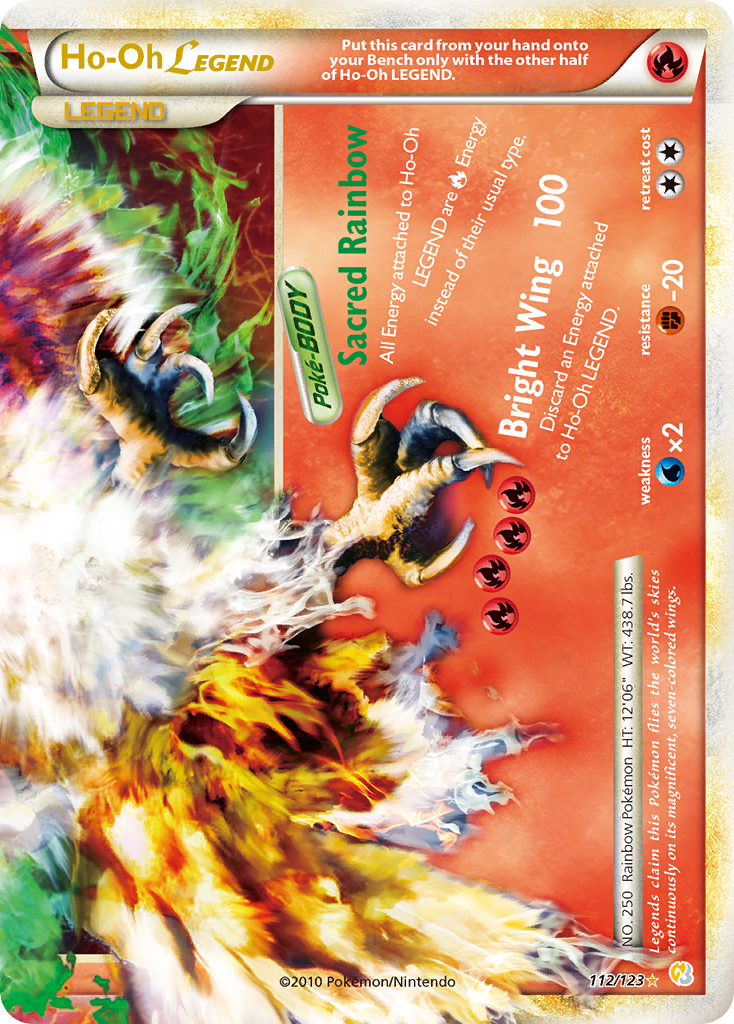 Ho-Oh LEGEND (112/123) [HeartGold & SoulSilver: Base Set] - Card Brawlers | Quebec | Canada | Yu-Gi-Oh!