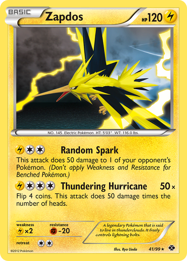 Zapdos (41/99) [Black & White: Next Destinies] - Card Brawlers | Quebec | Canada | Yu-Gi-Oh!