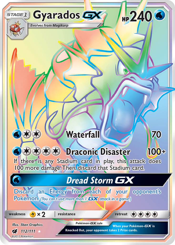 Gyarados GX (112/111) [Sun & Moon: Crimson Invasion] - Card Brawlers | Quebec | Canada | Yu-Gi-Oh!