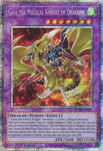 Gaia the Magical Knight of Dragons [ROTD-EN037] Starlight Rare - Card Brawlers | Quebec | Canada | Yu-Gi-Oh!