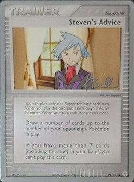 Steven's Advice (92/101) (Eeveelutions - Jimmy Ballard) [World Championships 2006] - Card Brawlers | Quebec | Canada | Yu-Gi-Oh!