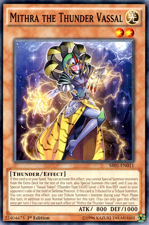 Mithra the Thunder Vassal [SR01-EN011] Common - Card Brawlers | Quebec | Canada | Yu-Gi-Oh!