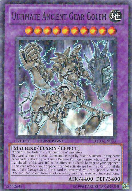 Ultimate Ancient Gear Golem [DT03-EN033] Common - Card Brawlers | Quebec | Canada | Yu-Gi-Oh!