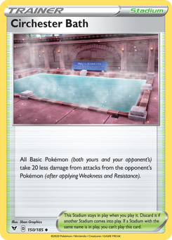 Circhester Bath (150/185) [Sword & Shield: Vivid Voltage] - Card Brawlers | Quebec | Canada | Yu-Gi-Oh!