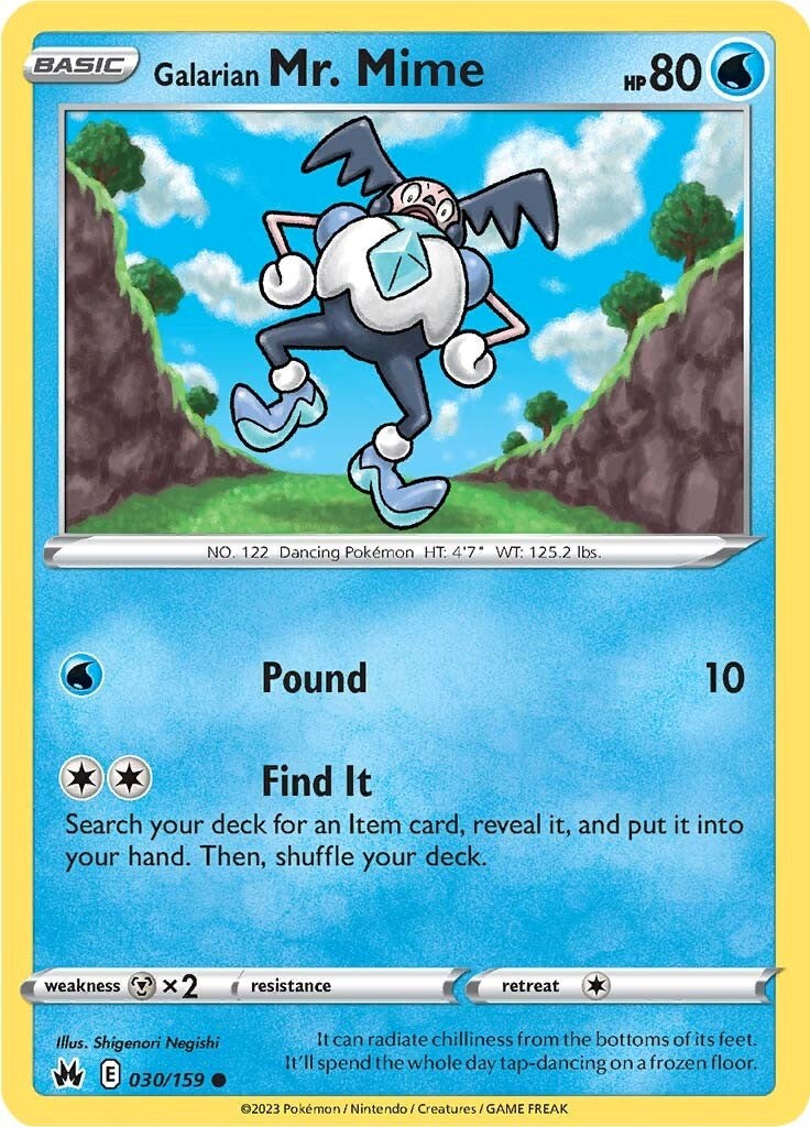 Galarian Mr. Mime (030/159) [Sword & Shield: Crown Zenith] - Card Brawlers | Quebec | Canada | Yu-Gi-Oh!
