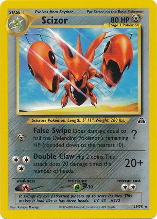 Scizor (29/75) [Neo Discovery Unlimited] - Card Brawlers | Quebec | Canada | Yu-Gi-Oh!