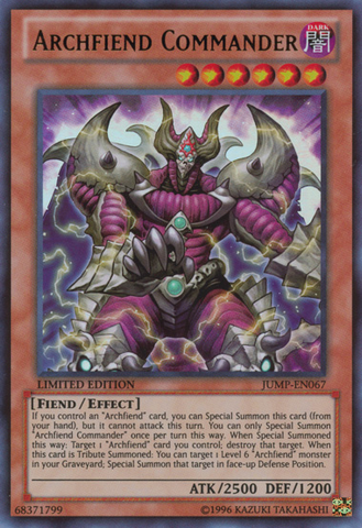 Archfiend Commander [JUMP-EN067] Ultra Rare - Yu-Gi-Oh! - Card Brawlers | Quebec | Canada |