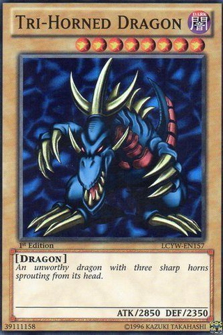 Tri-Horned Dragon [LCYW-EN157] Super Rare - Card Brawlers | Quebec | Canada | Yu-Gi-Oh!