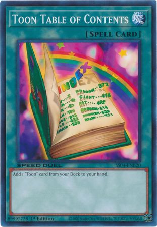 Toon Table of Contents [SS04-ENB20] Common - Card Brawlers | Quebec | Canada | Yu-Gi-Oh!