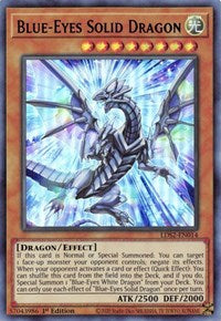 Blue-Eyes Solid Dragon (Blue) [LDS2-EN014] Ultra Rare - Card Brawlers | Quebec | Canada | Yu-Gi-Oh!