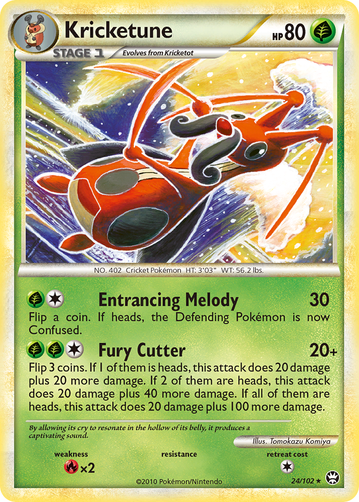 Kricketune (24/102) [HeartGold & SoulSilver: Triumphant] - Card Brawlers | Quebec | Canada | Yu-Gi-Oh!