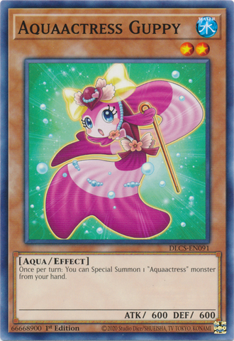 Aquaactress Guppy [DLCS-EN091] Common - Card Brawlers | Quebec | Canada | Yu-Gi-Oh!