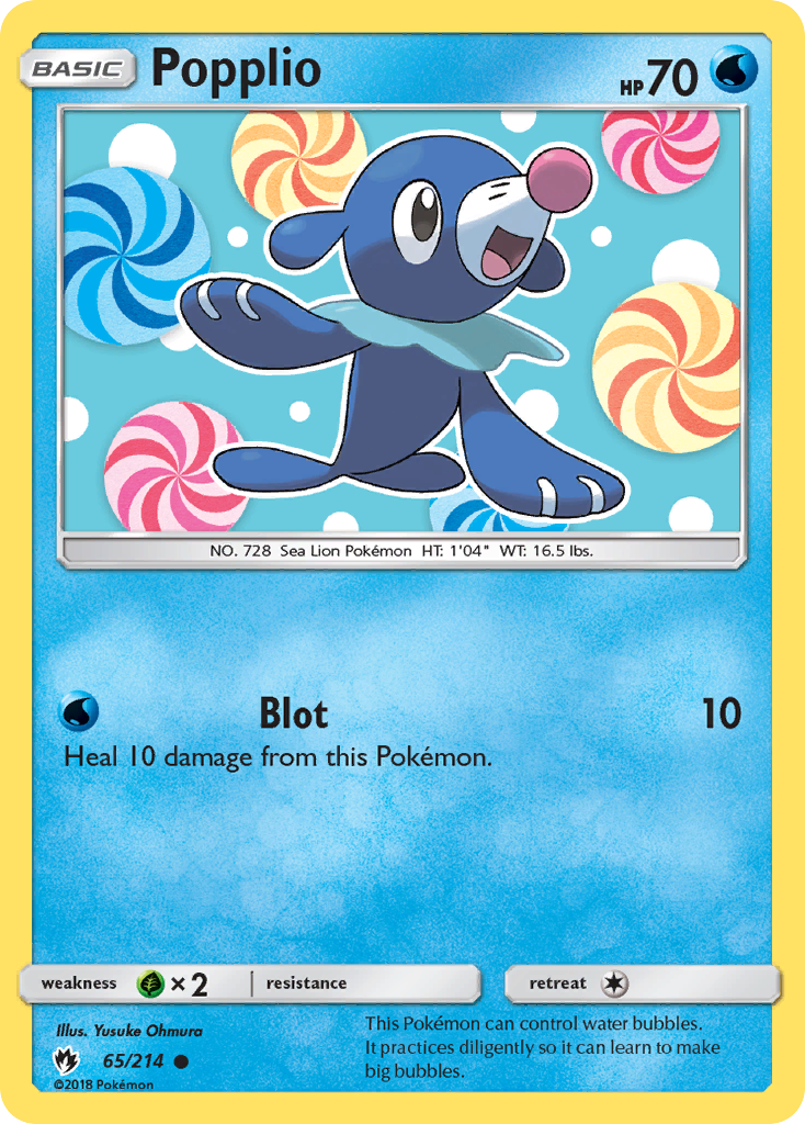 Popplio (65/214) [Sun & Moon: Lost Thunder] - Card Brawlers | Quebec | Canada | Yu-Gi-Oh!