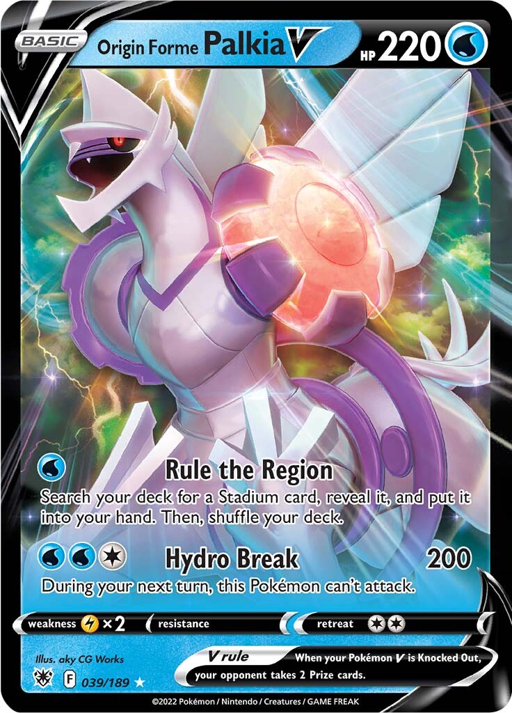 Origin Forme Palkia V (039/189) [Sword & Shield: Astral Radiance] - Card Brawlers | Quebec | Canada | Yu-Gi-Oh!