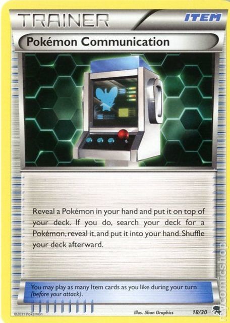 Pokemon Communication (18/30) [Black & White: Trainer Kit - Zoroark] - Card Brawlers | Quebec | Canada | Yu-Gi-Oh!