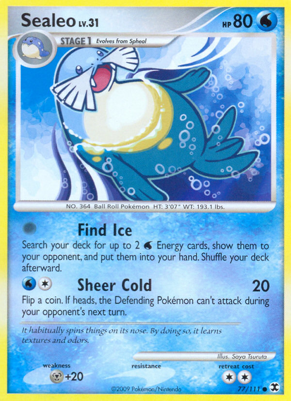 Sealeo (77/111) [Platinum: Rising Rivals] - Card Brawlers | Quebec | Canada | Yu-Gi-Oh!