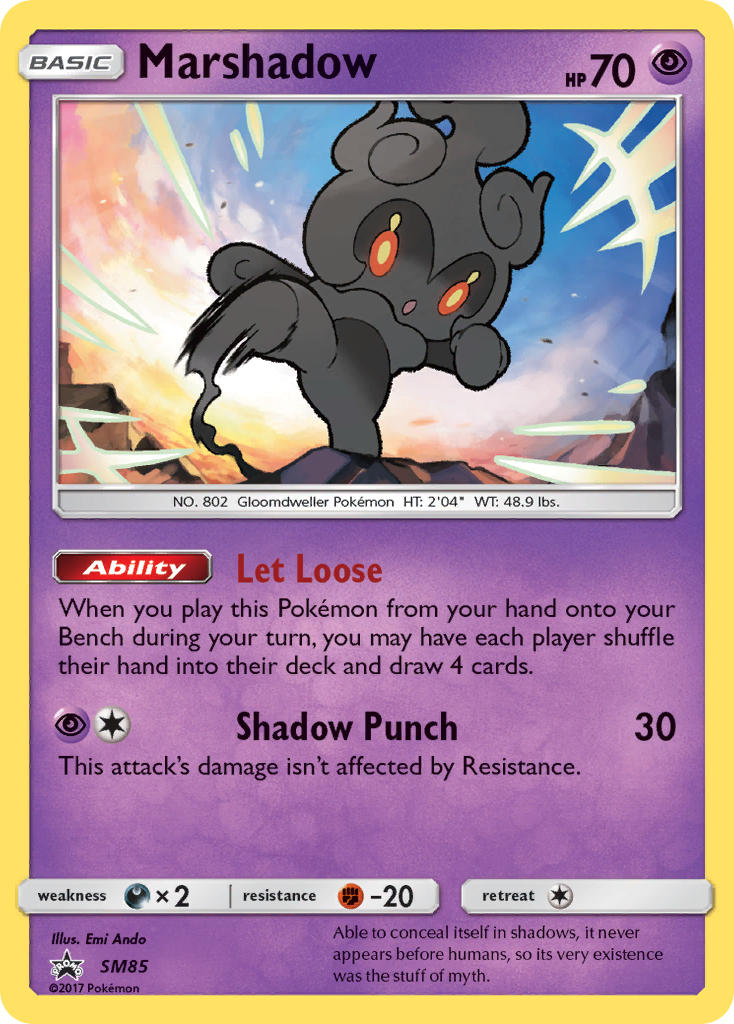 Marshadow (SM85) [Sun & Moon: Black Star Promos] - Card Brawlers | Quebec | Canada | Yu-Gi-Oh!
