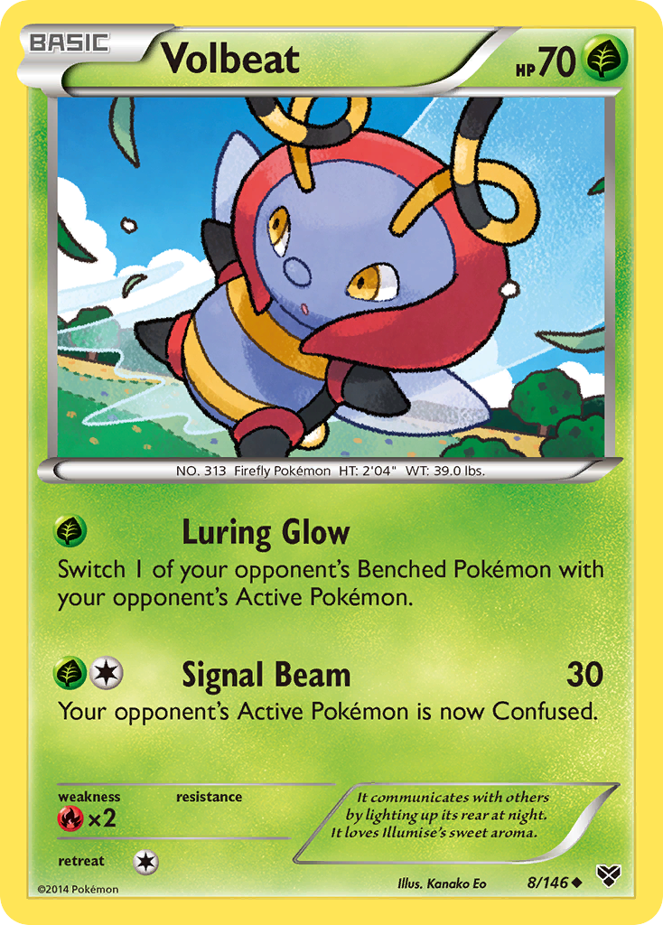 Volbeat (8/146) [XY: Base Set] - Card Brawlers | Quebec | Canada | Yu-Gi-Oh!
