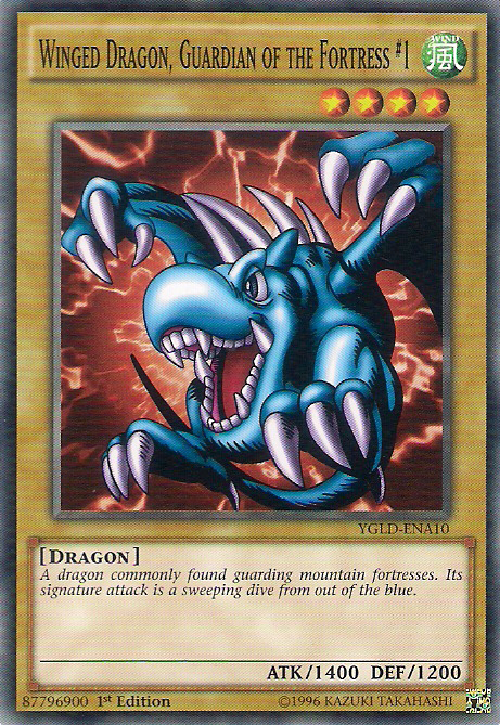 Winged Dragon, Guardian of the Fortress #1 [YGLD-ENA10] Common - Card Brawlers | Quebec | Canada | Yu-Gi-Oh!
