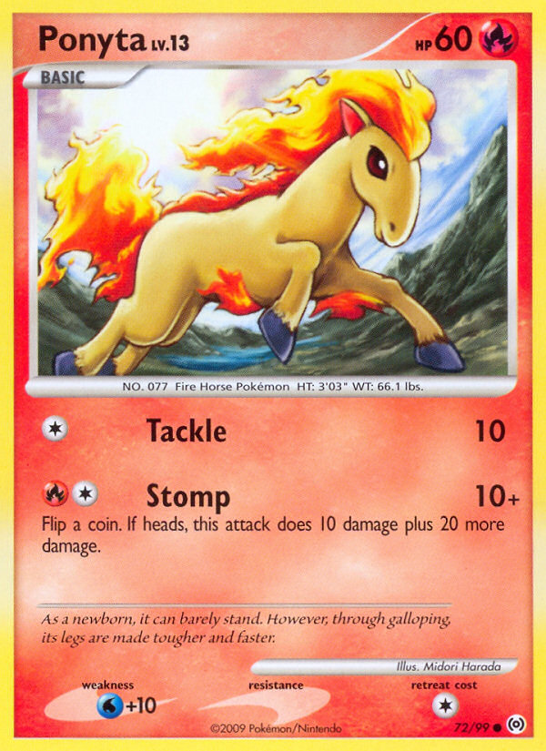 Ponyta (72/99) [Platinum: Arceus] - Card Brawlers | Quebec | Canada | Yu-Gi-Oh!