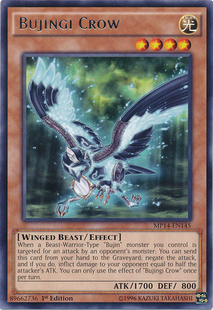 Bujingi Crow [MP14-EN145] Rare - Card Brawlers | Quebec | Canada | Yu-Gi-Oh!