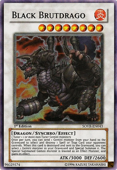 Black Brutdrago [SOVR-EN043] Super Rare - Card Brawlers | Quebec | Canada | Yu-Gi-Oh!