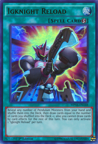 Igknight Reload [MP16-EN148] Ultra Rare - Card Brawlers | Quebec | Canada | Yu-Gi-Oh!